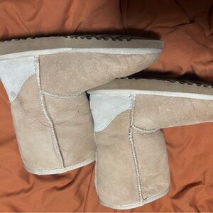 Cozy Tan Suede Boots
